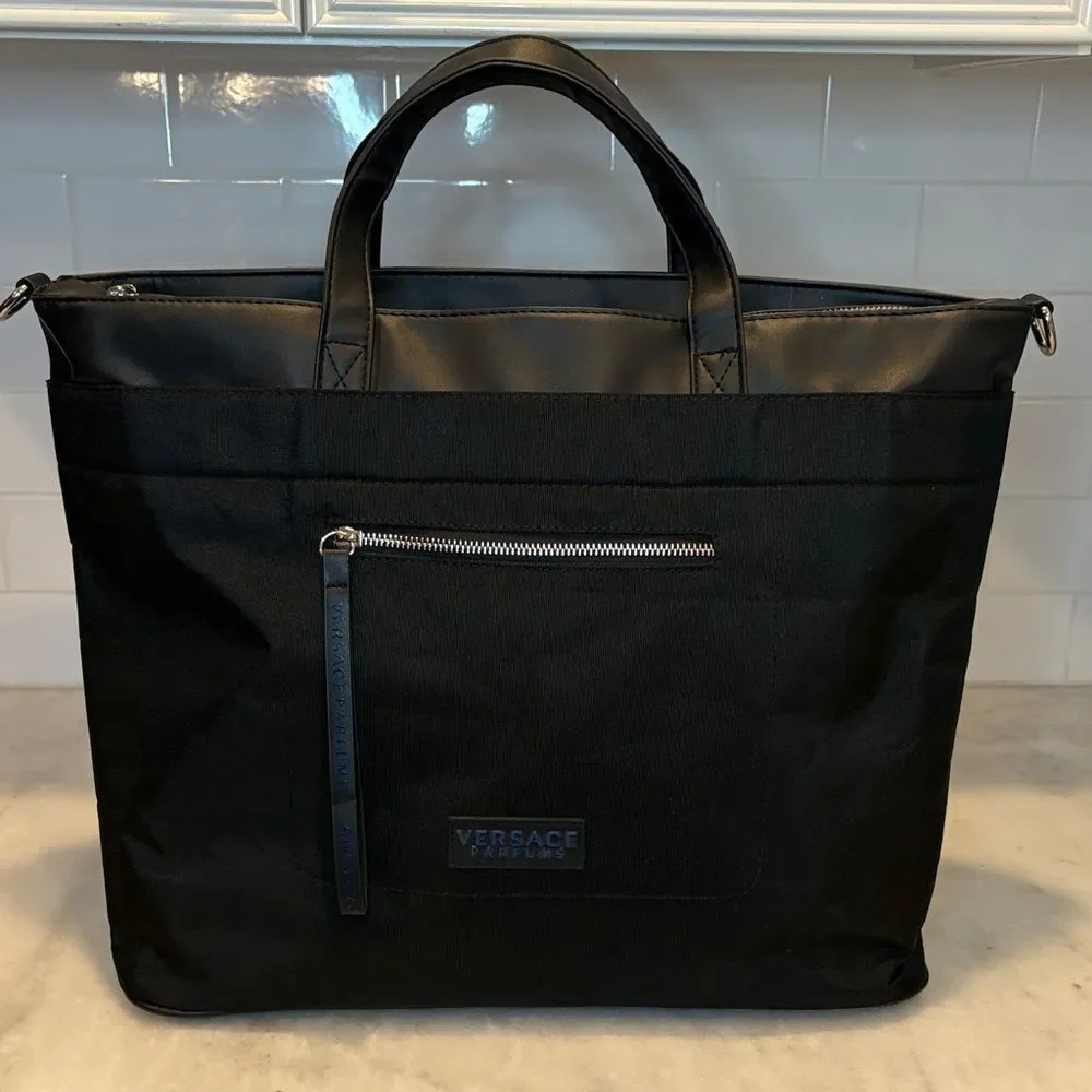 Versace Bag Purse Handbag Travel Weekender Overnight Briefcase Tote Duffle NWOT